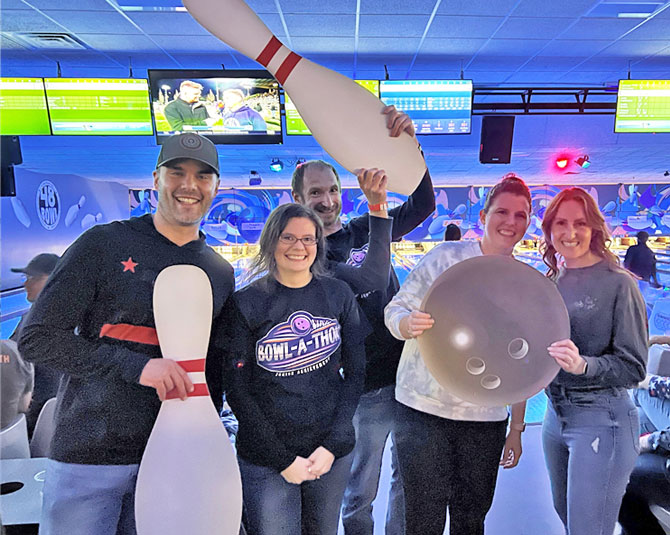 Cornhusker Bank crew bowling