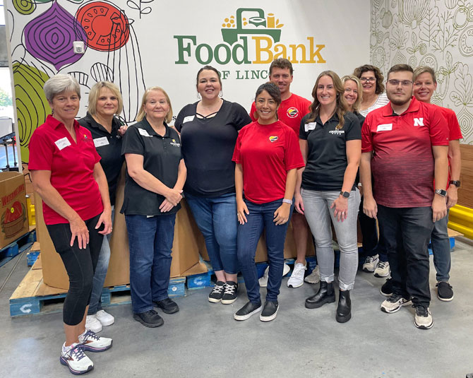 Cornhusker Bank at the Food Bank of Lincoln
